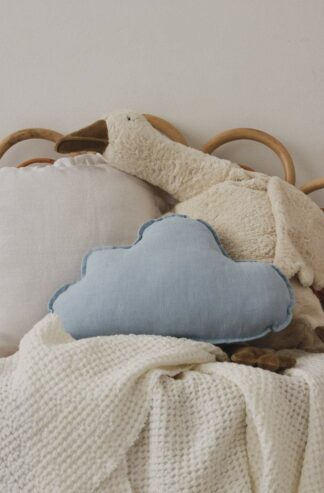 “Baby Blue” Linen Cloud Cushion - Moi Mili