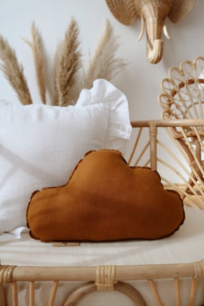 “Caramel” Linen Cloud Cushion - Moi Mili