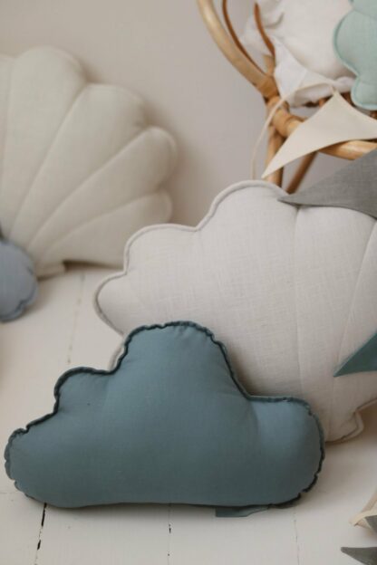 “Eye of the Sea” Linen Cloud Cushion - Moi Mili