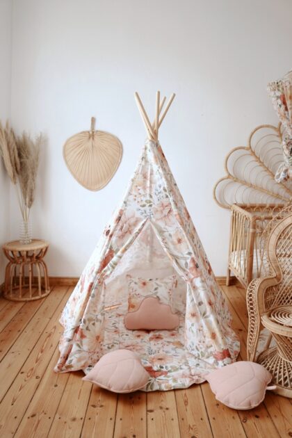“FLOWER POWER” Teepee Tent - Moi Mili