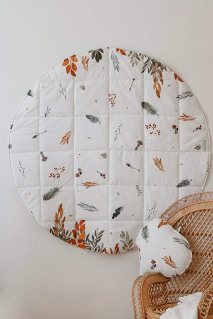 “Forest Friends” Round Cotton Mat - Moi Mili