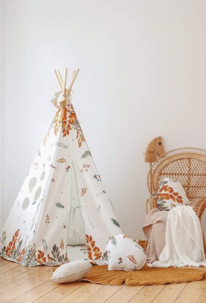 “Forest Friends” Teepee and Mat Set - Moi Mili