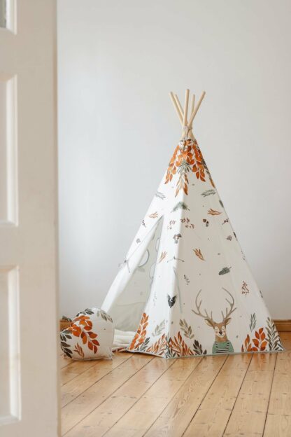 “Forest Friends” Teepee and Mat Set - Moi Mili