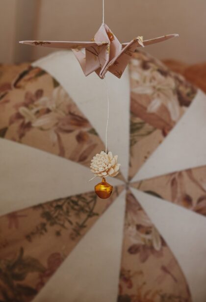 “Gold Bee” Origami Nursery Mobile - Moi Mili