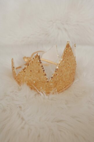 “Gold Sequins” Crown - Moi Mili