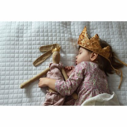 “Gold Sequins” Crown and Wand Magic Set - Moi Mili