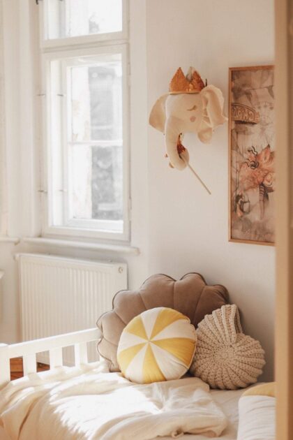 “Honey Candy” Patchwork Cushion - Moi Mili