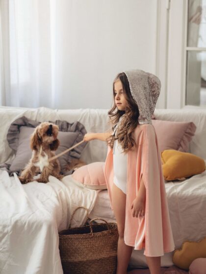 “Little Silver Riding Hood” Magic Cape - Moi Mili
