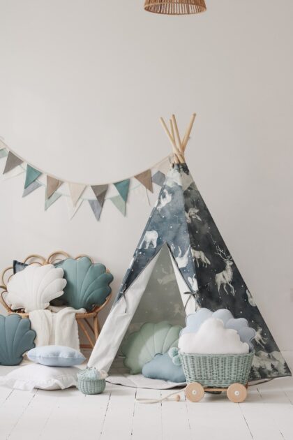 “Night Sky” Teepee and Mat Set - Moi Mili