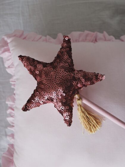 “Pink Sequins” Wand - Moi Mili
