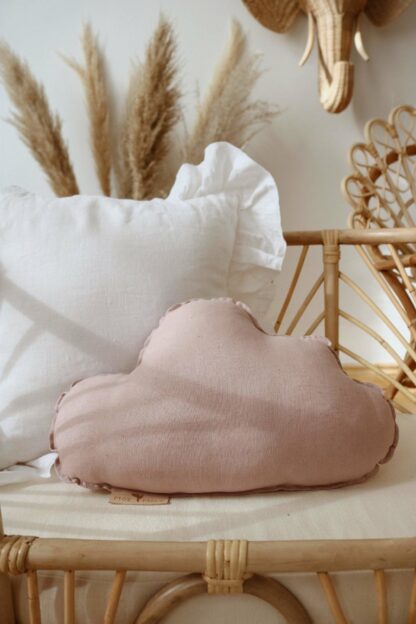 “Powder Pink” Linen Cloud Cushion - Moi Mili