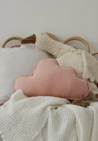 “Powder Pink” Linen Cloud Cushion - Moi Mili