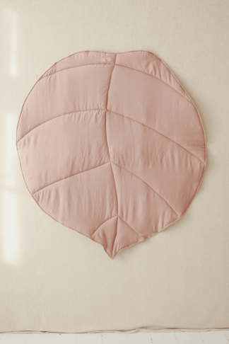 “Powder Pink” Linen Leaf Mat - Moi Mili