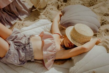 "Sand” Linen Shell Cushion - Moi Mili