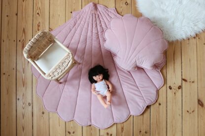 “Soft Pink” Velvet Shell Cushion - Moi Mili