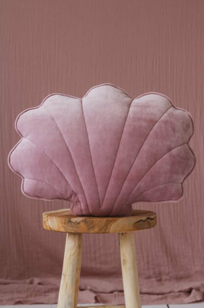 Soft Velvet Shell Cushion “Light Pink” - Moi Mili