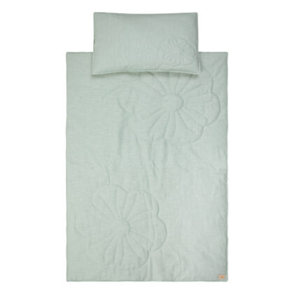 Linen bloom child cover set Mint Big size
