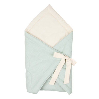 Linen bloom baby horn Mint