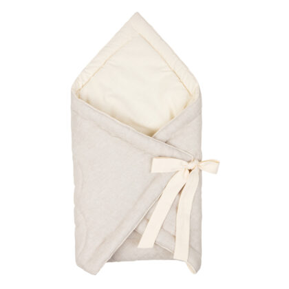 Linen bloom baby horn Sand