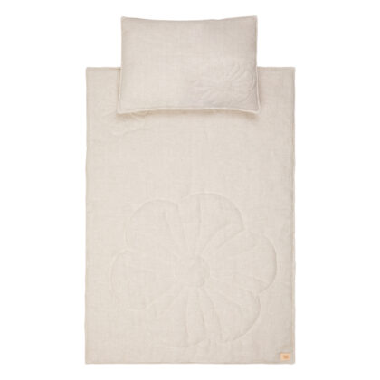 Linen bloom child cover set Sand