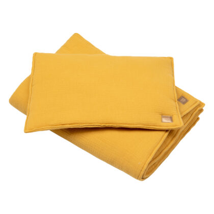 Muslin child cover set Ochre