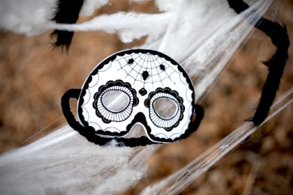 Skull mask "Black Halloween"