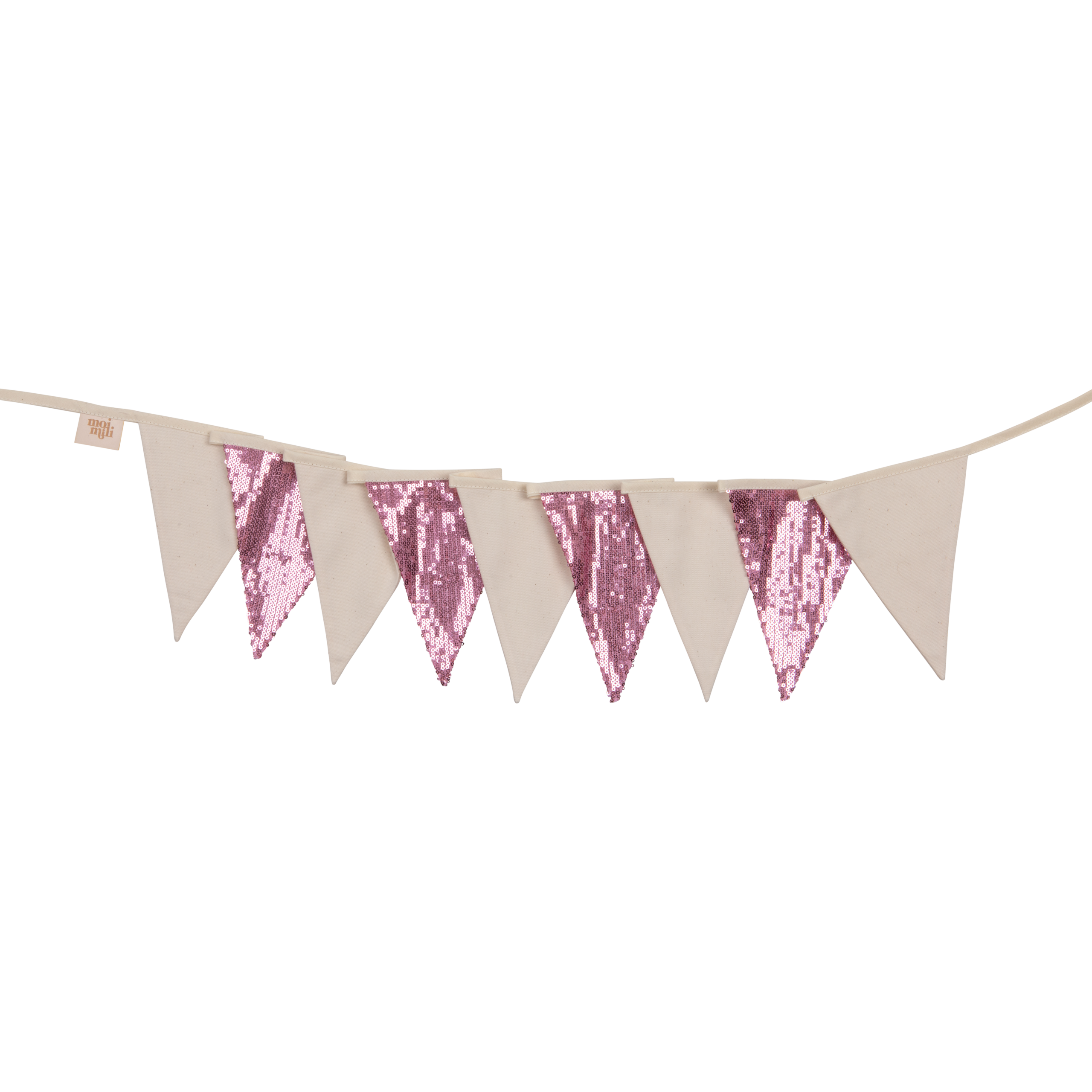 “Pink and Beige” Sequin Garland