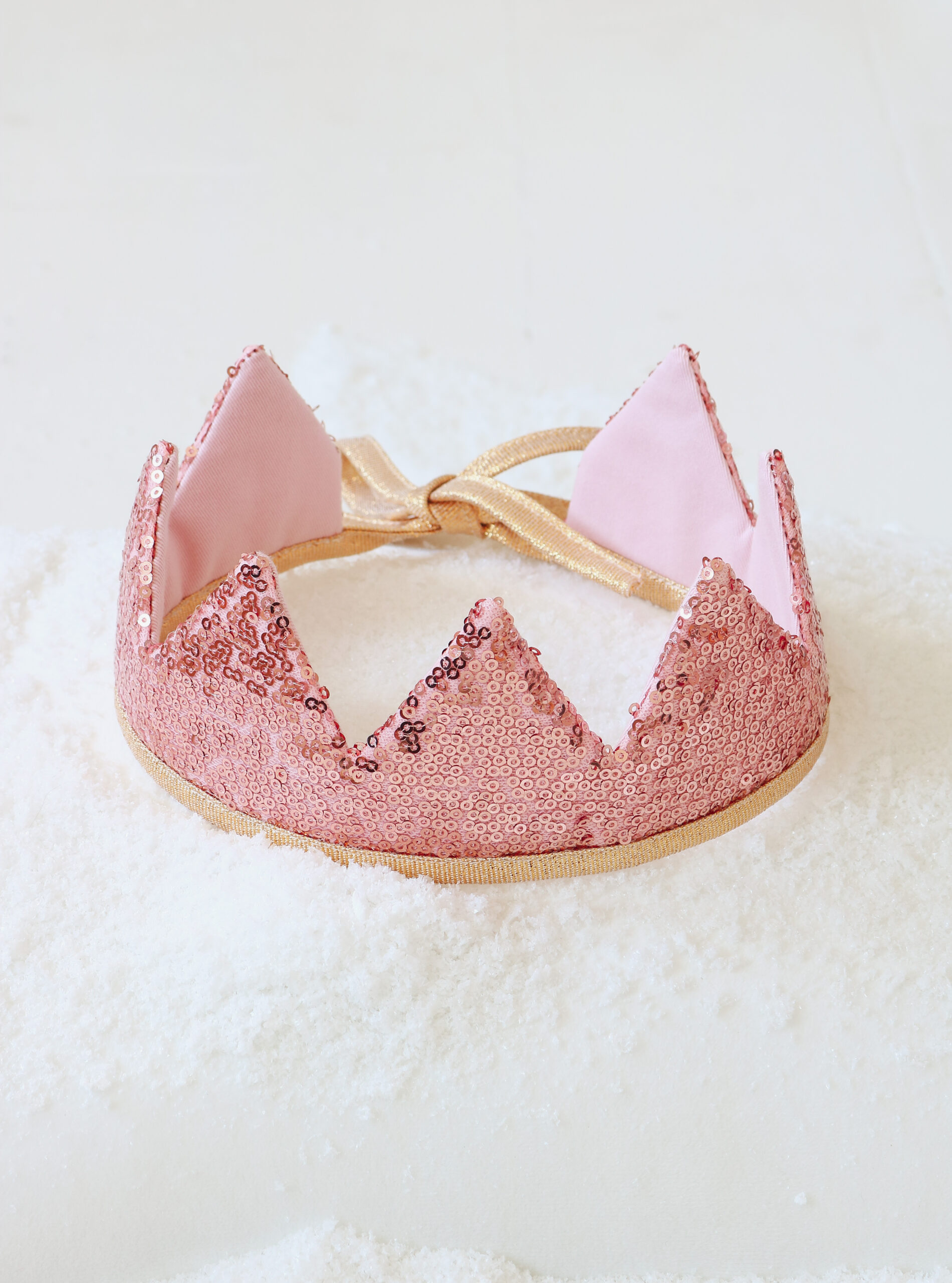 “Pink Sequins” Fairy tale Crown and Wand Magic Set - Image 2