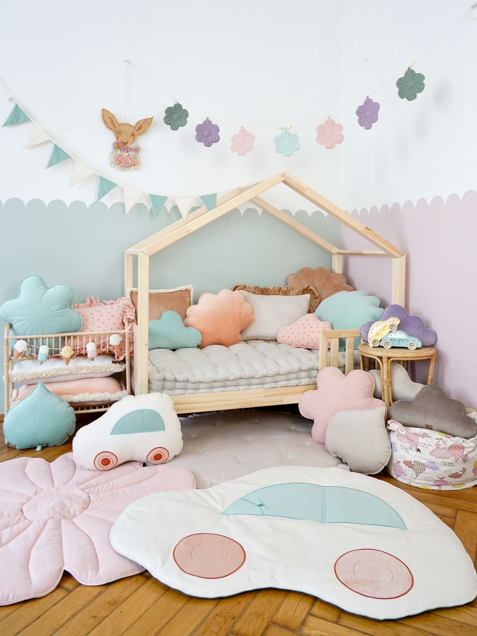 "Children's mat car "Powder mint"" - Image 2