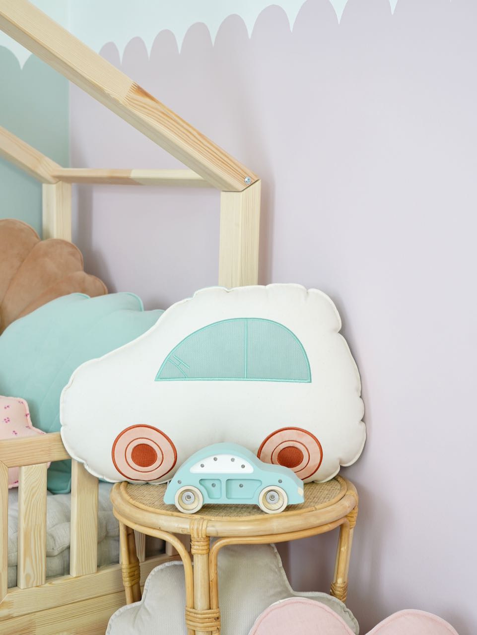 Decorative pillow car "Powder Mint" - Image 8