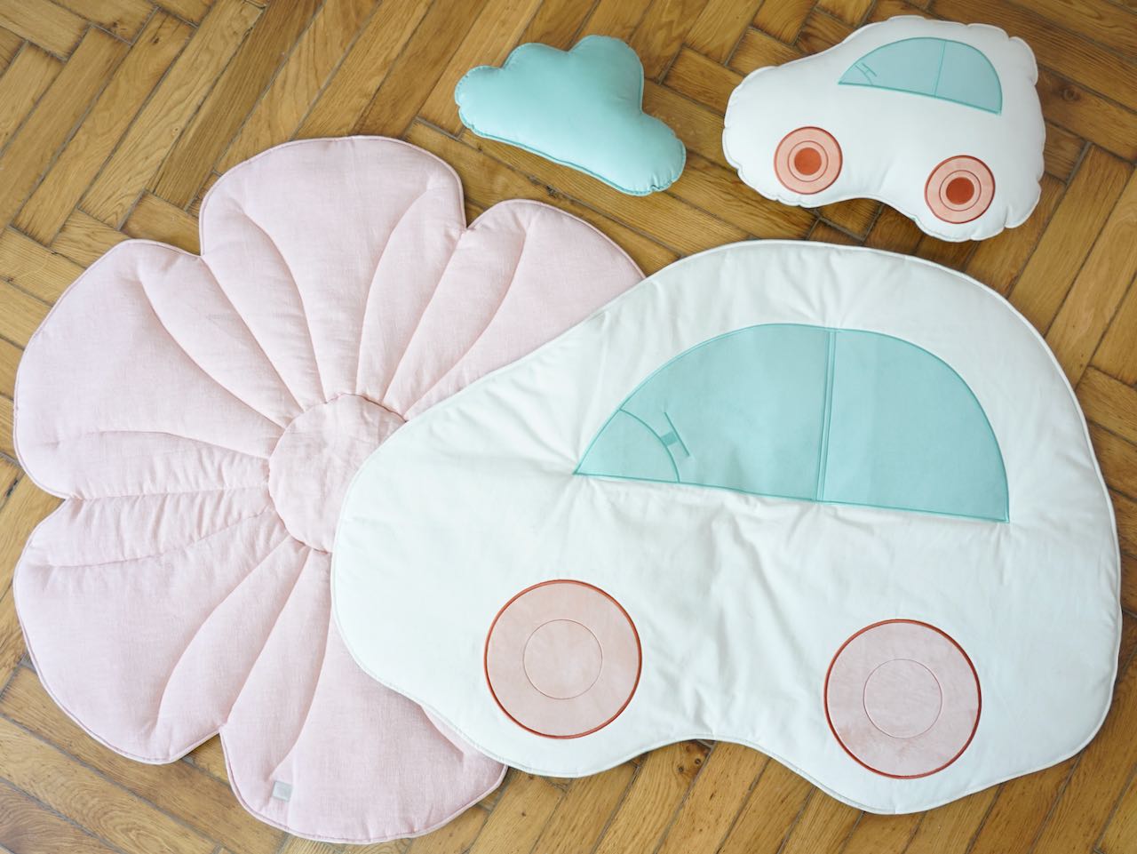 "Children's mat car "Powder mint"" - Image 3