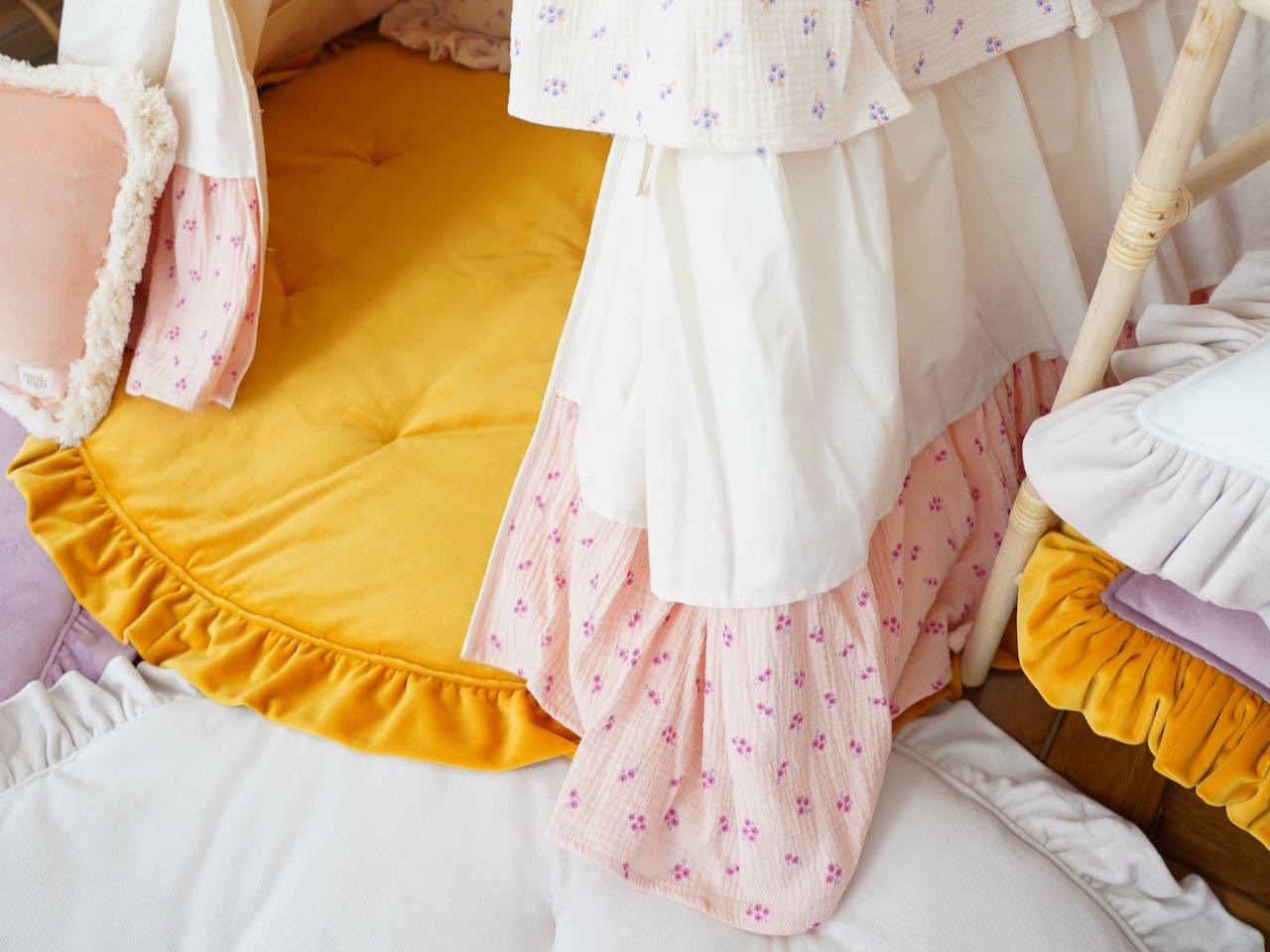 Teepee tent with frills for kids "Forget-me-not" - Image 5