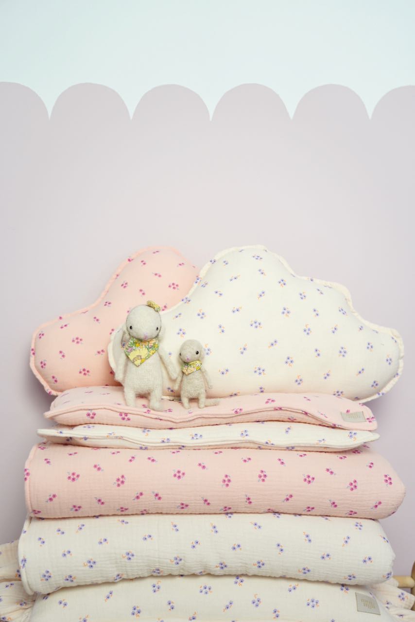 Muslin child cover set "Purple forget-me-not" - Image 2