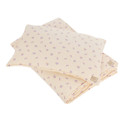 Muslin child cover set "Purple forget-me-not"