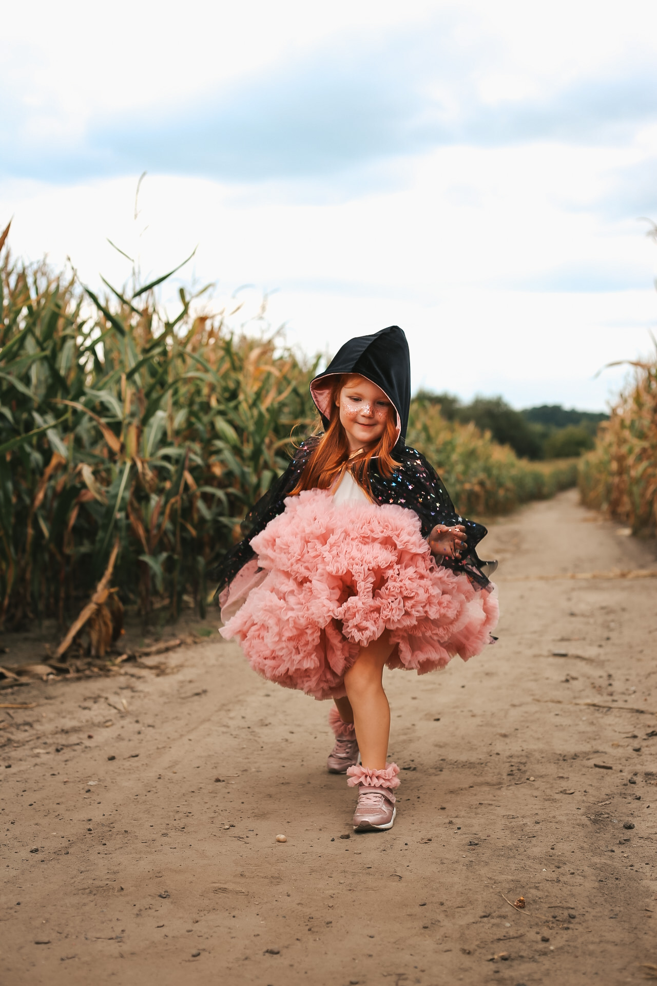 Magical Two-Sided Child's Cape ""Rainbow stars" - Image 12