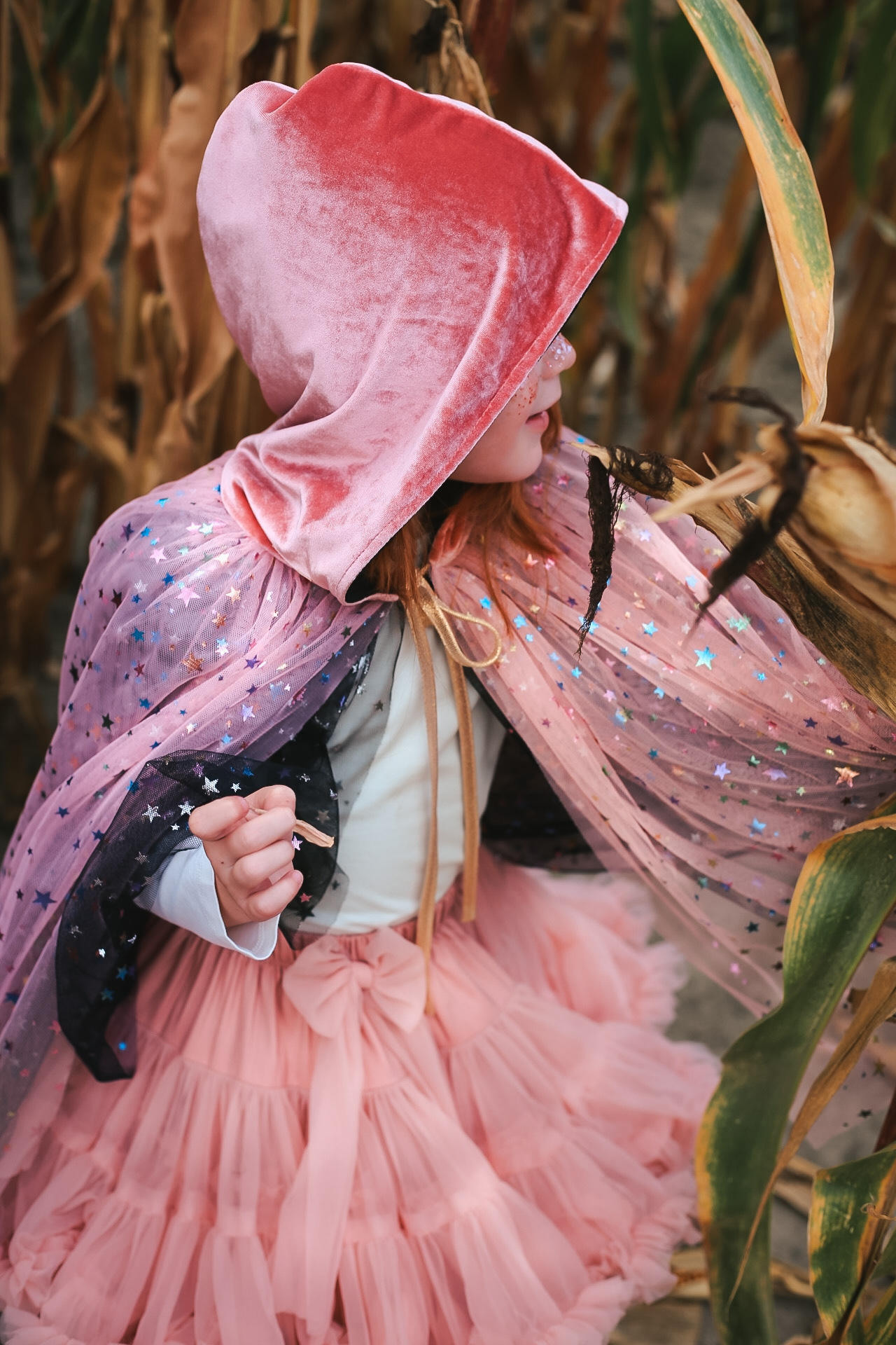 Magical Two-Sided Child's Cape ""Rainbow stars" - Image 16