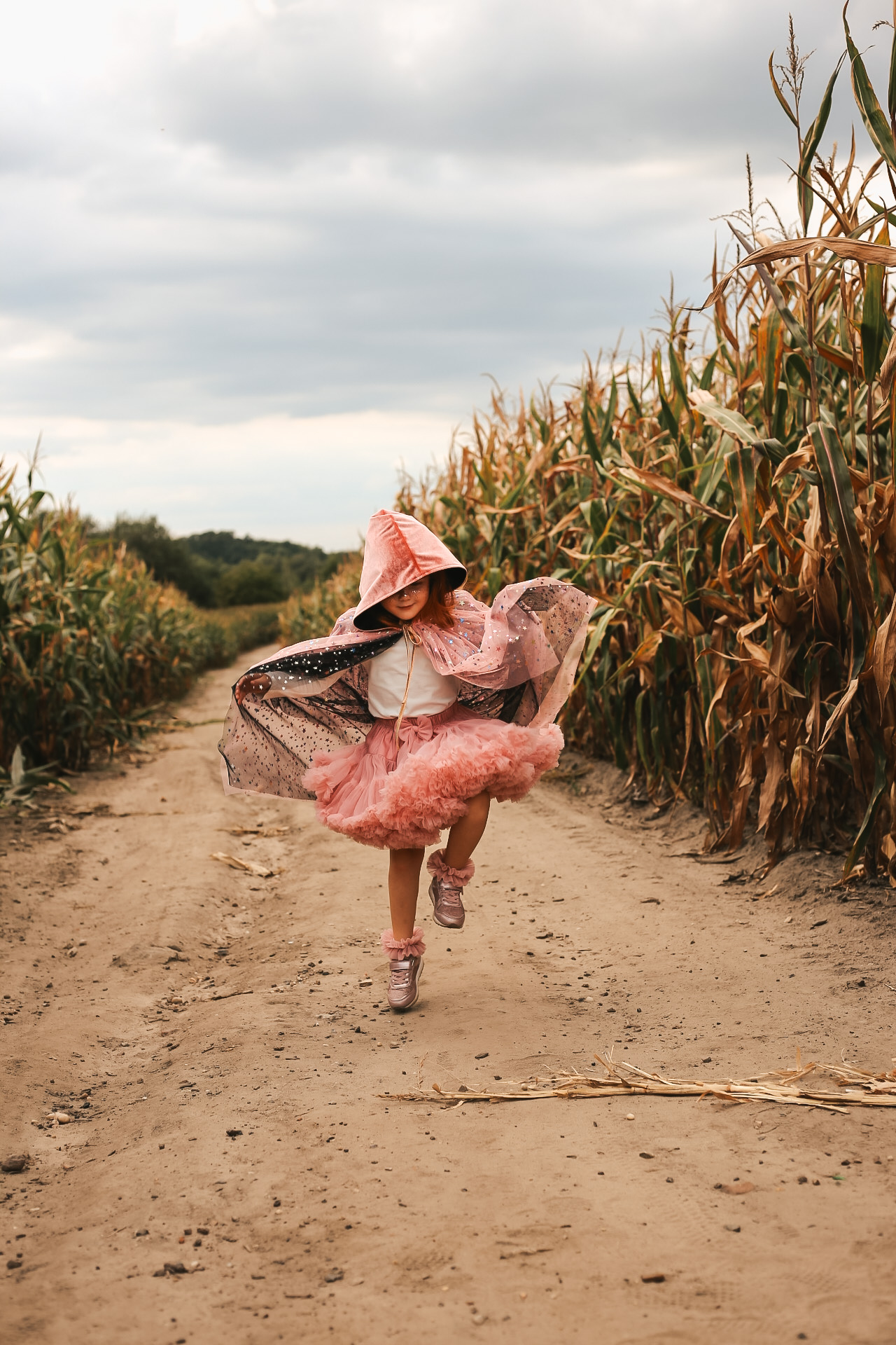 Magical Two-Sided Child's Cape ""Rainbow stars" - Image 9