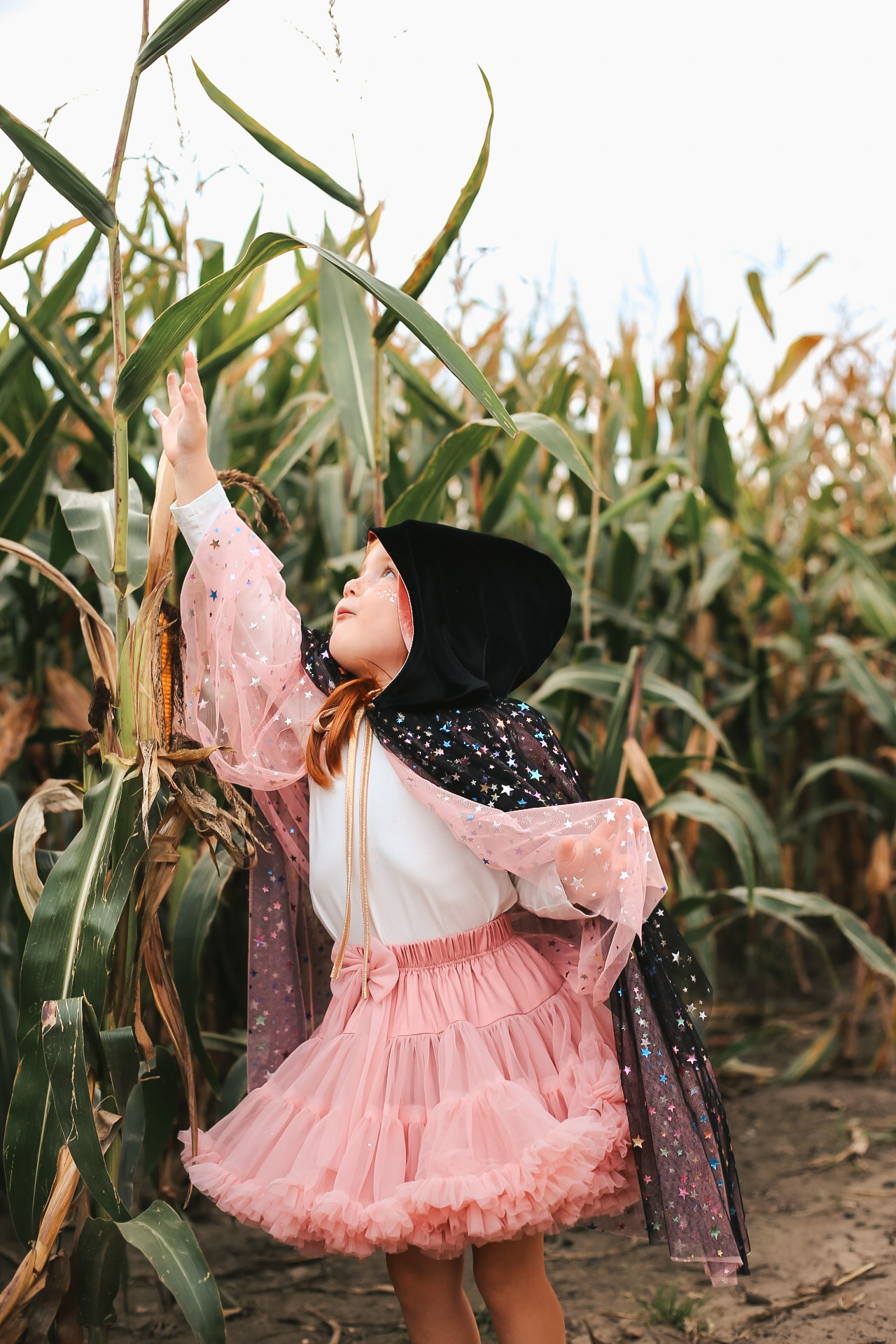 Magical Two-Sided Child's Cape ""Rainbow stars" - Image 10
