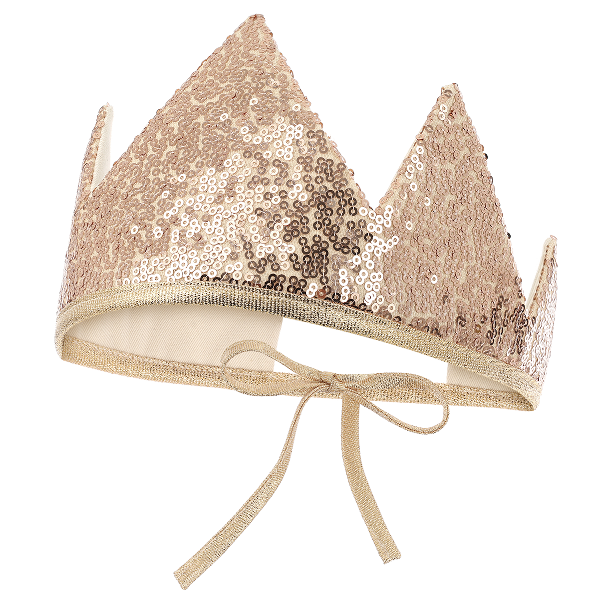 “Rose gold Sequins” Crown