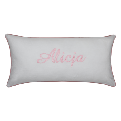 Personalised embroidered pillowcase with text/name