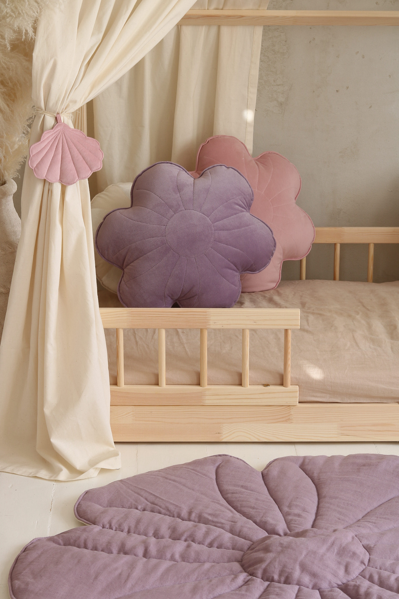 Canopy over bed “Raw Cotton” for beds 140 /160cm x70/80/90 cm lgth. 3m - Image 12