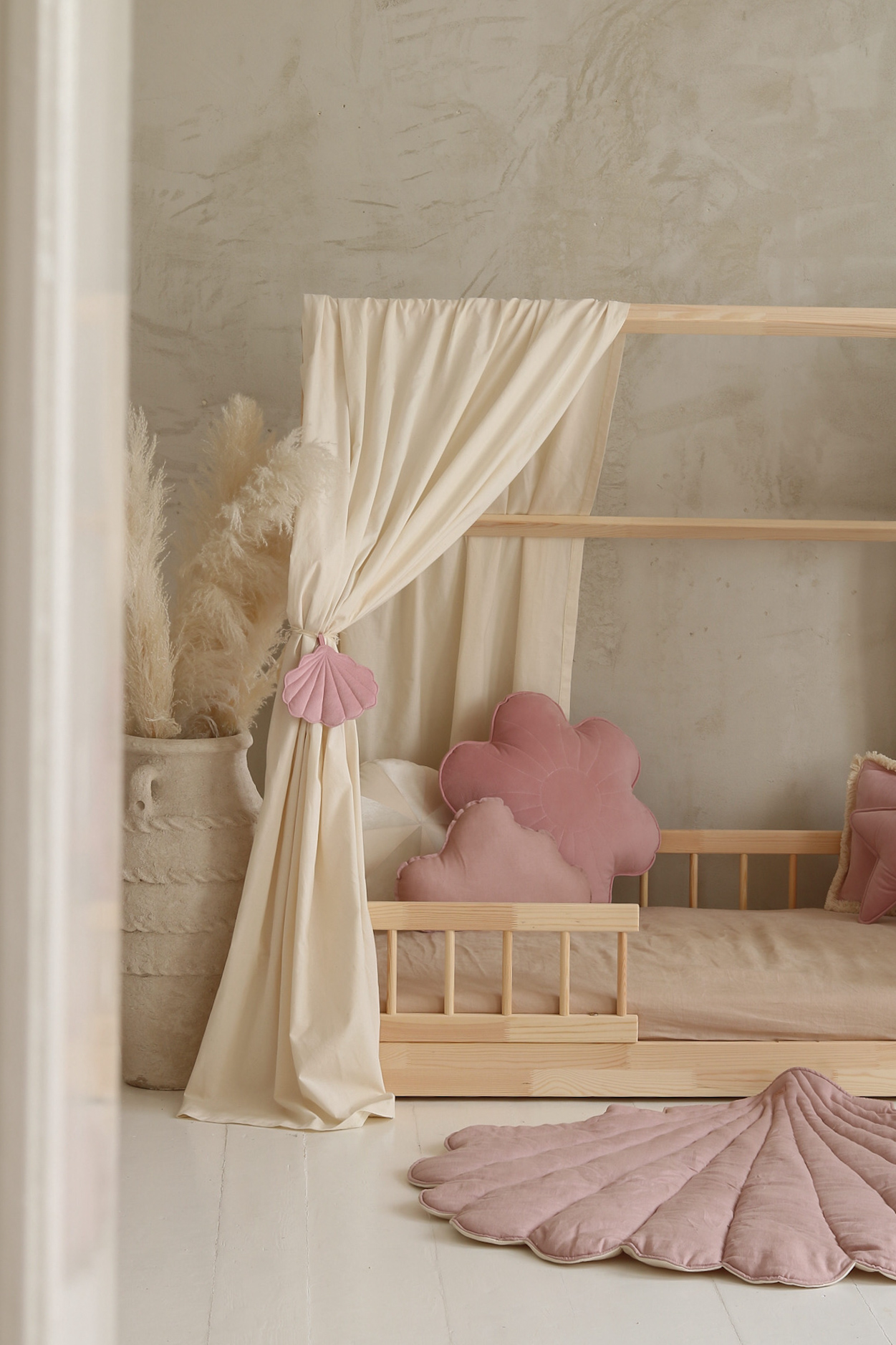 Canopy over bed “Raw Cotton” for beds 140 /160cm x70/80/90 cm lgth. 3m - Image 14