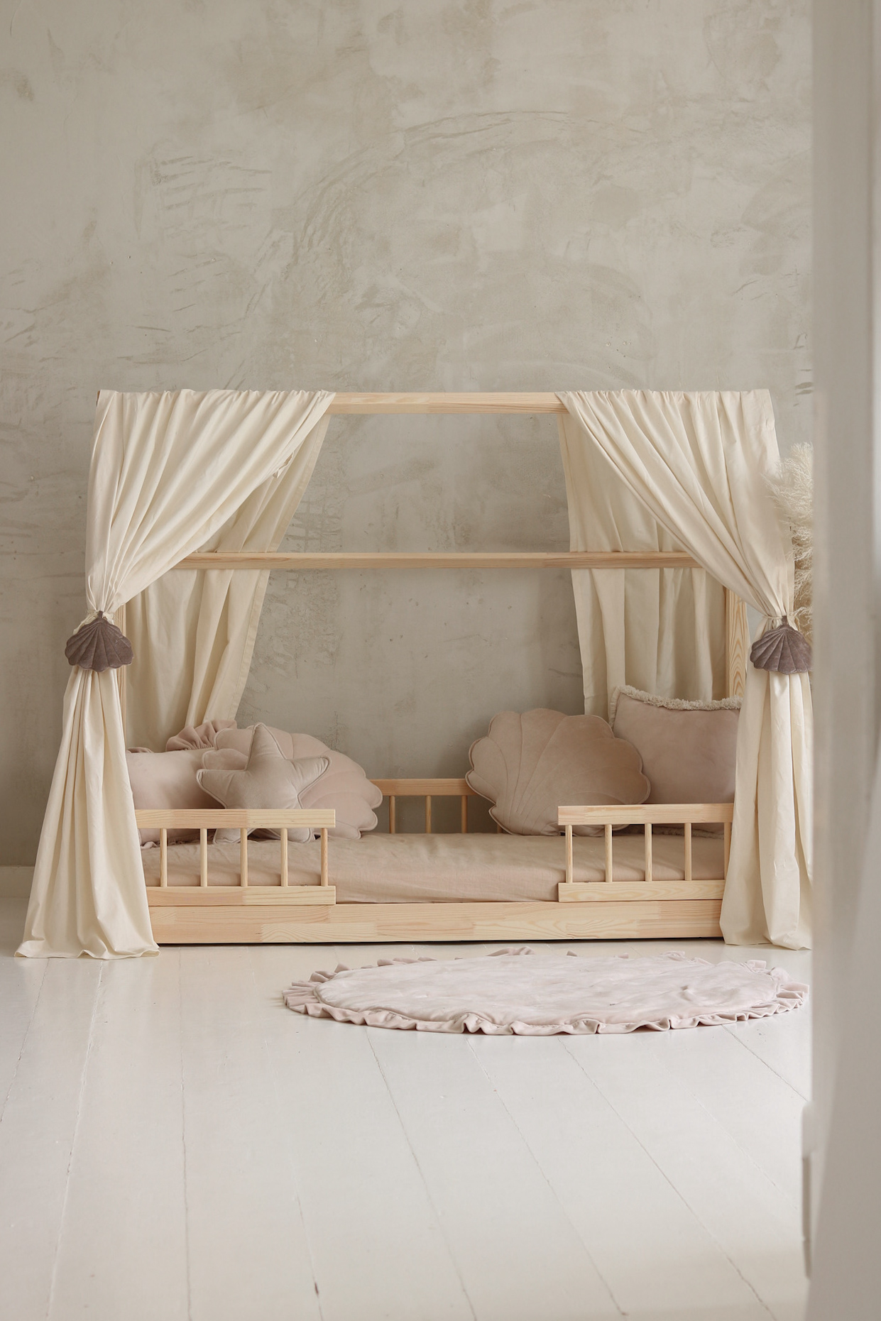 Canopy over bed “Raw Cotton” for beds 140 /160cm x70/80/90 cm lgth. 3m - Image 20