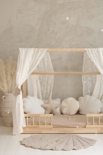 Canopy over bed “Boho”  for beds 140 /160cm x70/80/90 cm lgth. 3m