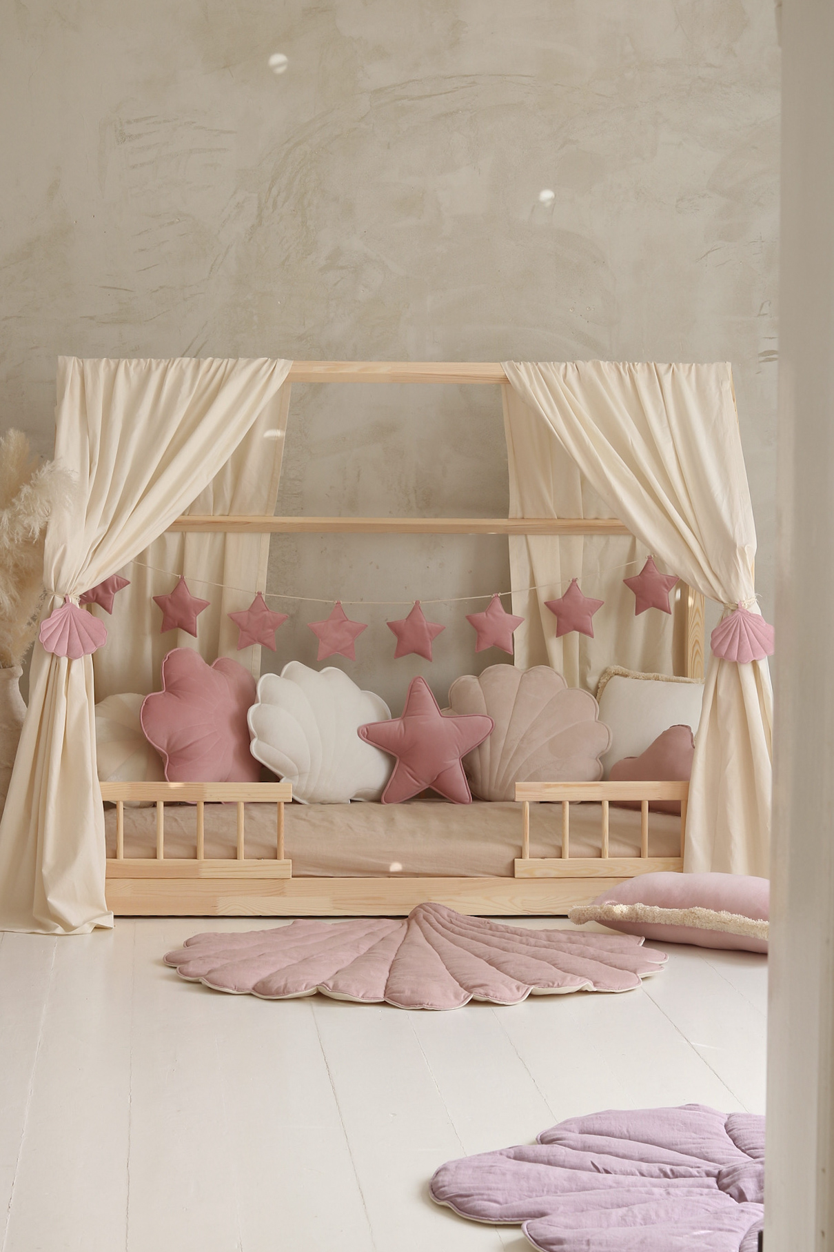 Canopy over bed “Raw Cotton” for beds 140 /160cm x70/80/90 cm lgth. 3m - Image 10