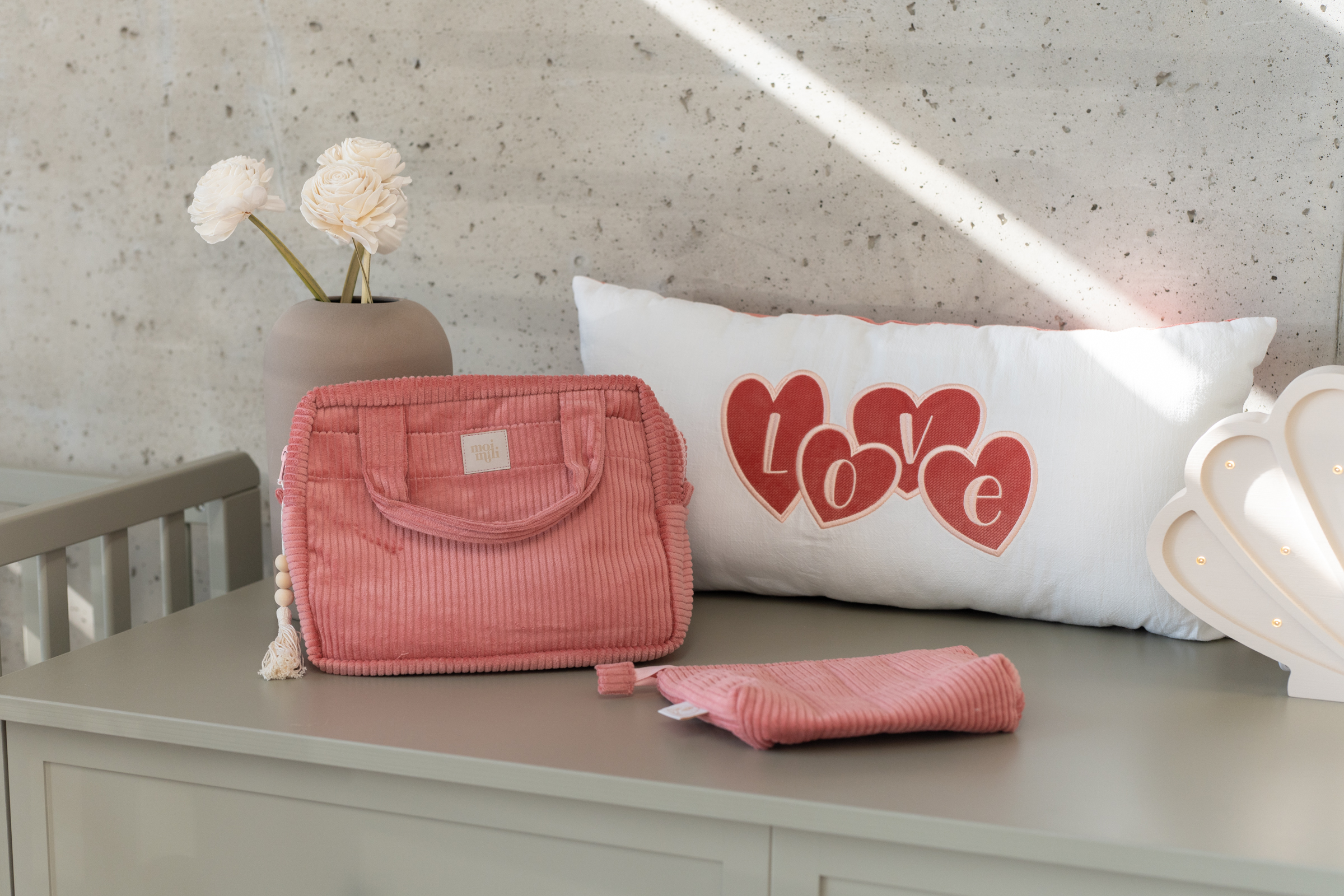 Makeup bag set "Coral"