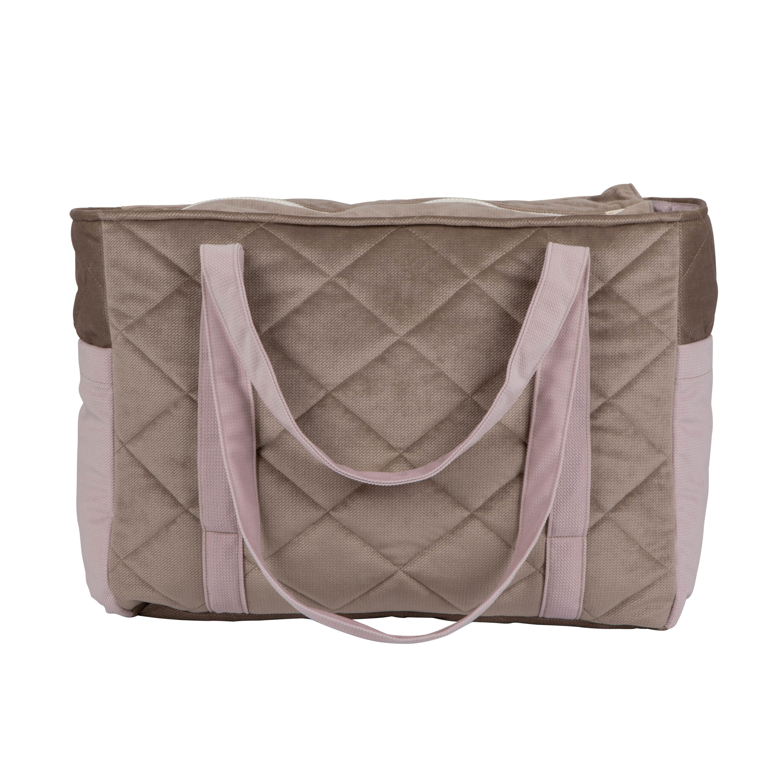 Travel bag "Pink & Beige" - Image 4