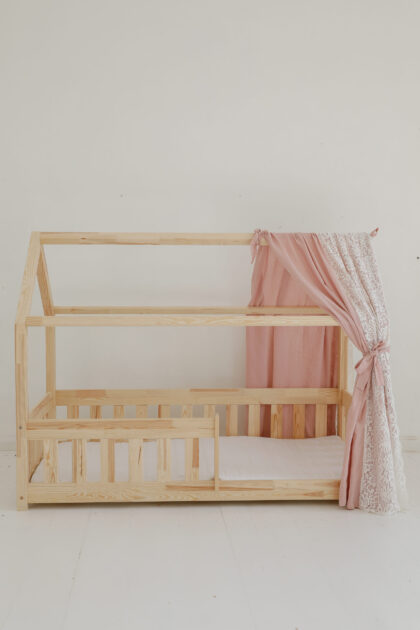 Curtain over the bed “Boho pink” for beds 180x/80/90/100cm lgth. 3,5m