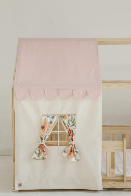 Canopy for a 180/190/200 cm x 100/120/140 cm house bed "Pink"