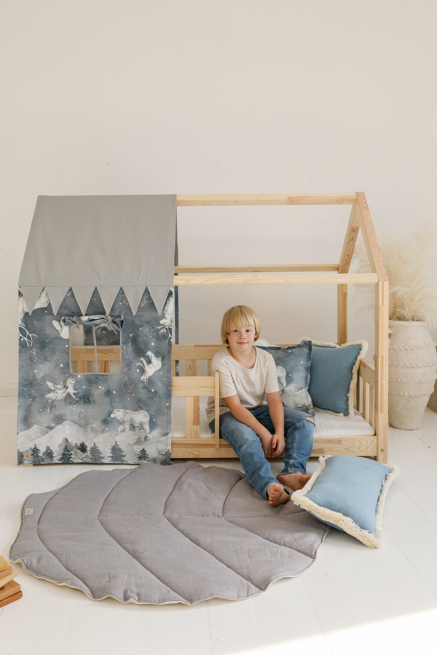 Canopy "Night Sky" for a 140/160/180 cm x 70/80/90 cm house bed